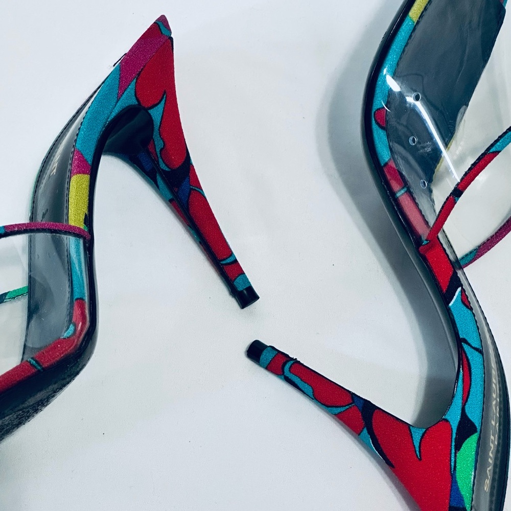 Saint Laurent Women's Lolita Mules - Picture 10 of 15